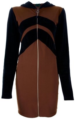 Jean Paul Gaultier Vintage hooded bodycon dress