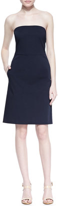 Vince Theory Icon STRAPLESS_FINE TWILL dress
