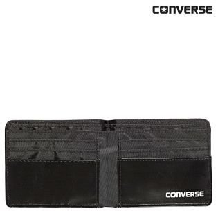 Converse Black And White 2 Fold Wallet