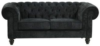 Debenhams Large black 'Chesterfield' sofa