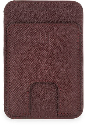 Alfred Dunhill 3401 Alfred Dunhill Bourdon Leather Card Case, Burgundy Red