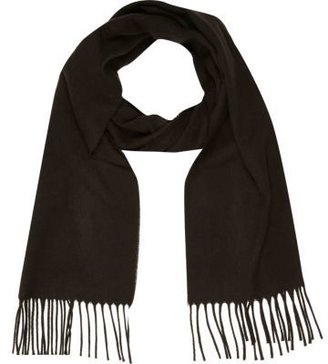 River Island Black brushed woven scarf