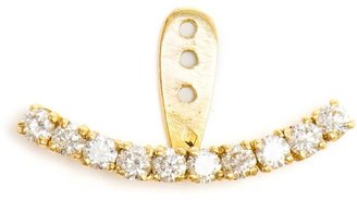 Leon Yvonne 18kt white gold and diamond lobe earring