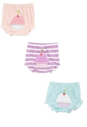 Baby Aspen 'Baby Cakes' Bloomers (3-Pack) (Baby)