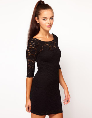 River Island Lace Body-Conscious Dress