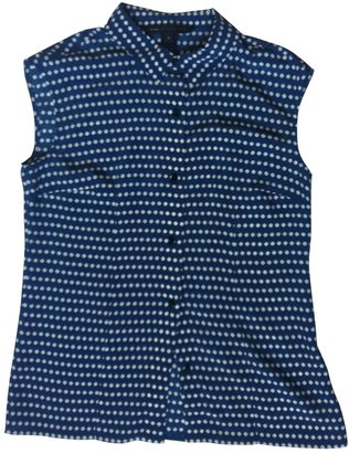 Marc by Marc Jacobs Blue Silk Top