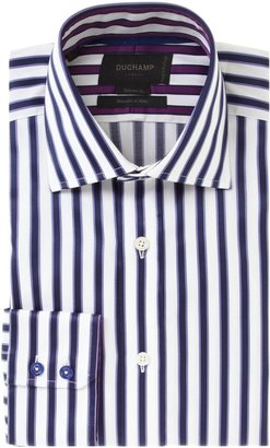 Duchamp Men's Edge satin stripe shirt
