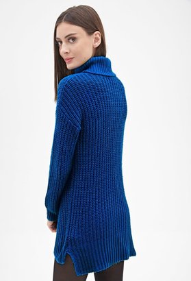 Forever 21 Longline Turtleneck Sweater
