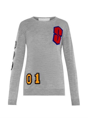 Stella McCartney Superhero-appliqué sweater