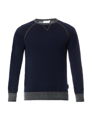 Moncler Bi-colour crew-neck sweater