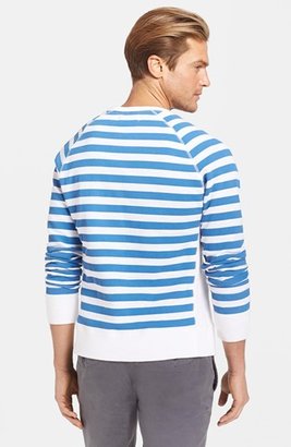 Jack Spade 'Price' Stripe Raglan Crewneck Sweatshirt