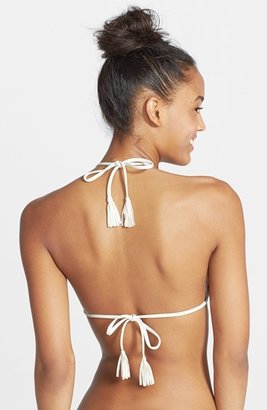 Billabong Seashell Print Triangle Bikini Top (Juniors)