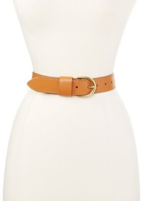 Fossil Women's Stitched Jean Natural Belt