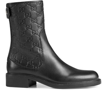 Gucci Maud black leather bootie