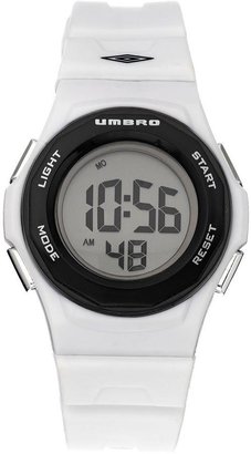 Umbro by Kim Jones 7464 Umbro Digital Dial and White Rubber Strap Unisex Watch