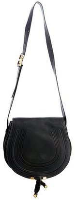 Chloé black lambskin 'Marcie' crossbody bag