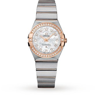 Omega Constellation Ladies Steel and Gold Watch