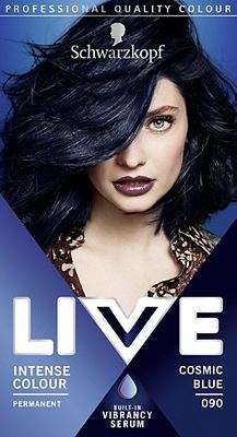 Schwarzkopf LIVE Color XXL HD 90 Cosmic Blue Permanent Blue Hair Dye