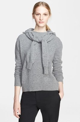 Band Of Outsiders Felted Wool Sweater with Hood