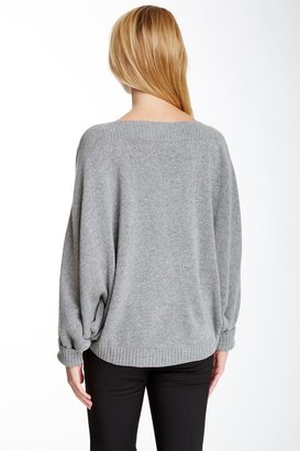 Lafayette 148 New York 148 Long Sleeve Cropped Dolman Pullover Sweater