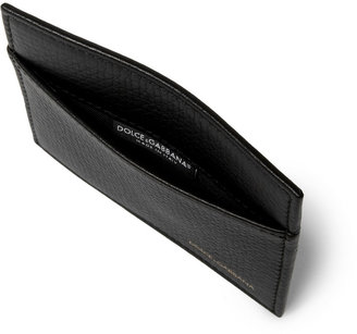 Dolce & Gabbana Full-Grain Leather Cardholder