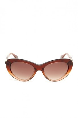 Just Cavalli Women's Dark Brown Fade Plastic Sunglasses
