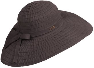 Scala Big Brim Ribbon Sun Hat - UPF 50+ (For Women)