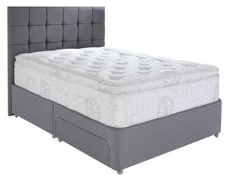 Relyon 'Montpellier' padded top two drawer divan set