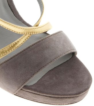 Ravel Grey Ombre Detail Heeled Sandal