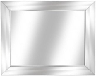 27.5 in. W x 33.5 in. H Framed Wall Mirror in Chrome