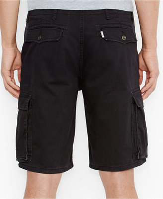 Levi's Black Twill Ace Cargo Shorts
