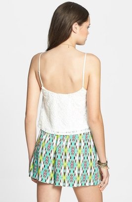 Lily White Woven Shorts
