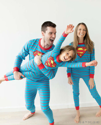 Hanna Andersson JUSTICE LEAGUE SUPERMAN Long John Pajamas In Organic Cotton