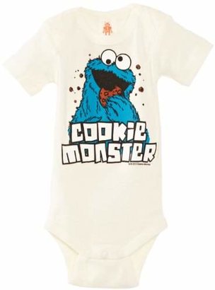 Sesame Street Logoshirt Baby Boys Body Cookie Monster Romper,7-12 Months (Manufacturer Size:74/80)