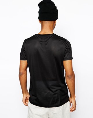 ASOS T-Shirt With Mesh Fabric And New York Print