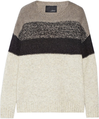 Line Harbord color-block knitted sweater