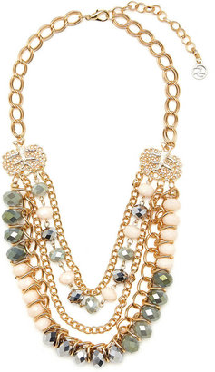 Shelley THE LINE Gold-Tone & Champagne Necklace
