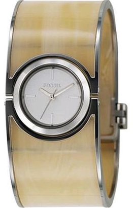 Fossil Dress Collection Lucy Horn Enamel White Dial Women's watch #ES2485