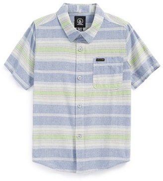 Volcom 'Medfield' Short Sleeve Woven Shirt (Little Boys & Big Boys)