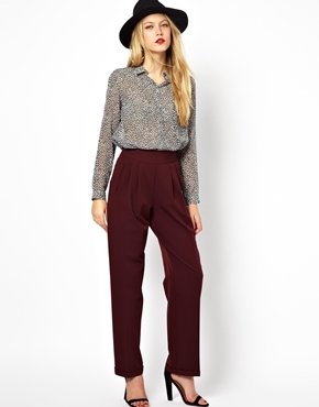 ASOS Wide Leg Trousers With High Waist