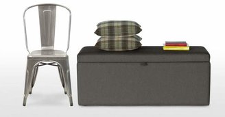 Decker Upholstered Storage Bench, Shire Grey