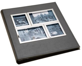 Umbra Horizon 4x6-Inch 5-Opening Photo Album, Black & Chrome