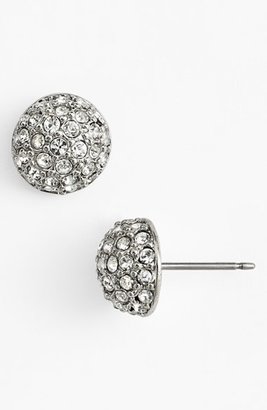 Givenchy Crystal Button Stud Earrings