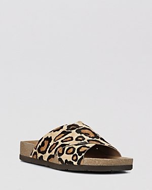 Sam Edelman Flat Sandals - Adora Leopard Print