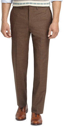 Brooks Brothers Fitzgerald Fit Plain-Front BrooksCool® Tic Dress Trousers