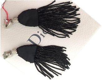 Christian Dior Black Pearl Earrings