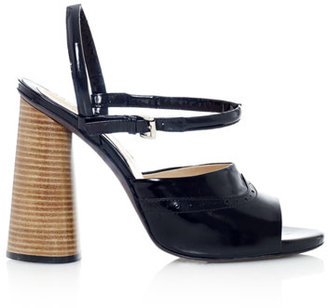 Carven Spazzalato stacked heel leather sandals