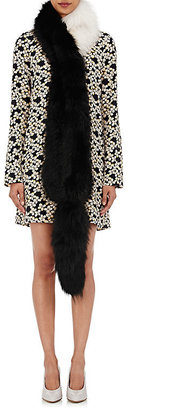 Marni Women's Fox Fur Stole-BLACK