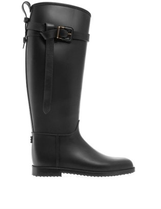 Burberry Belted equestrian rain boots