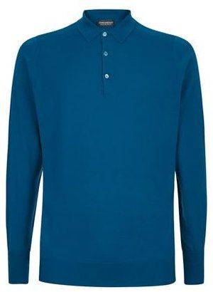 John Smedley Cotswold Long Sleeve Polo Shirt